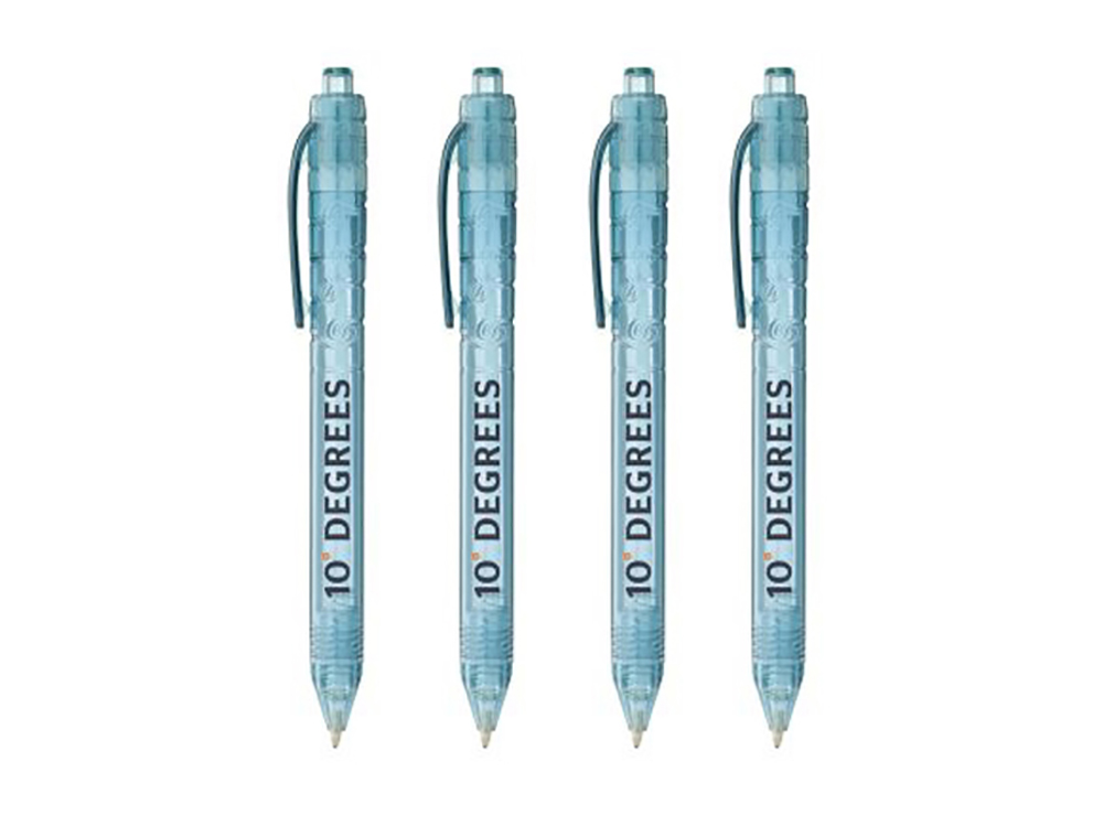 Recycled plastic pens