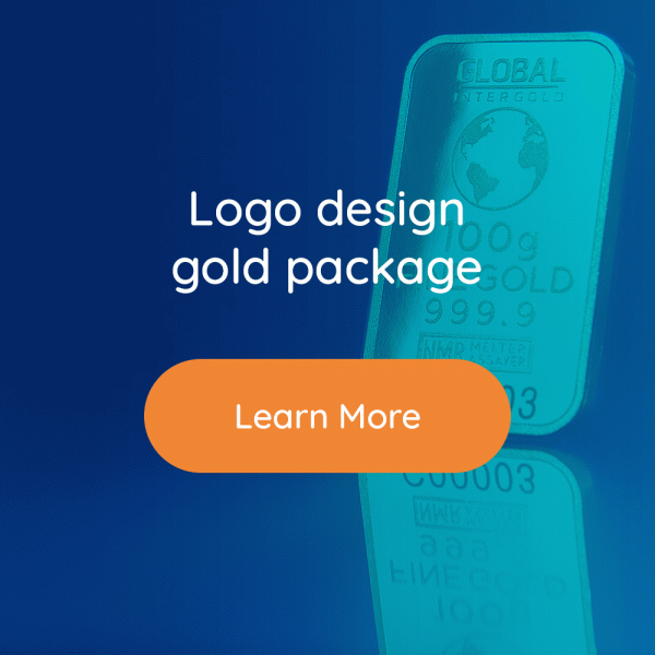 Logo design gold package learn more